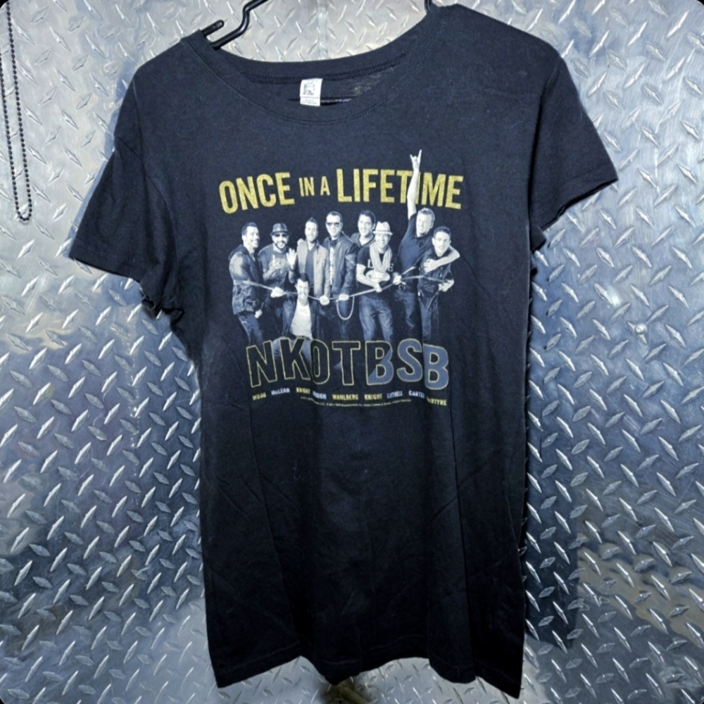 2FOR$40 NKOTBSB  Tour 2011Black Graphic T-Shirt